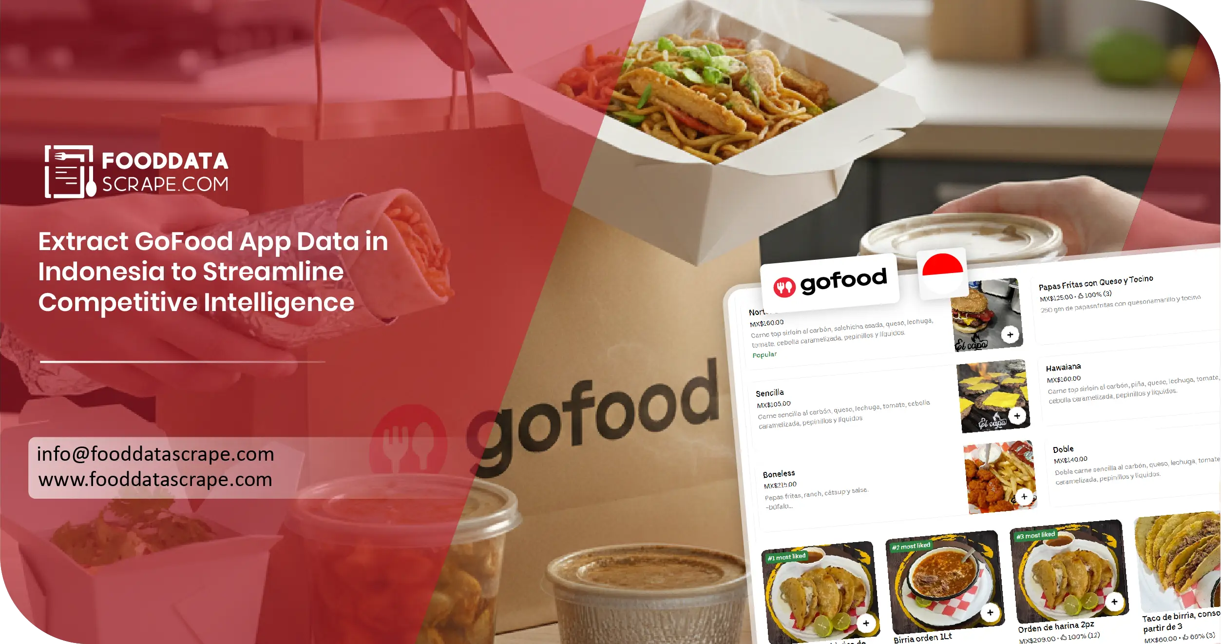 GoFood App Data Scraping in Indonesia